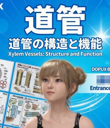 【無料フル】【▲20】一ノ瀬廻里 大学に進学し強豪予備校『DOPUX（ドピュックス』で生物I，IIを教える名物講師に！（Vol.029:道管）｜d_806483